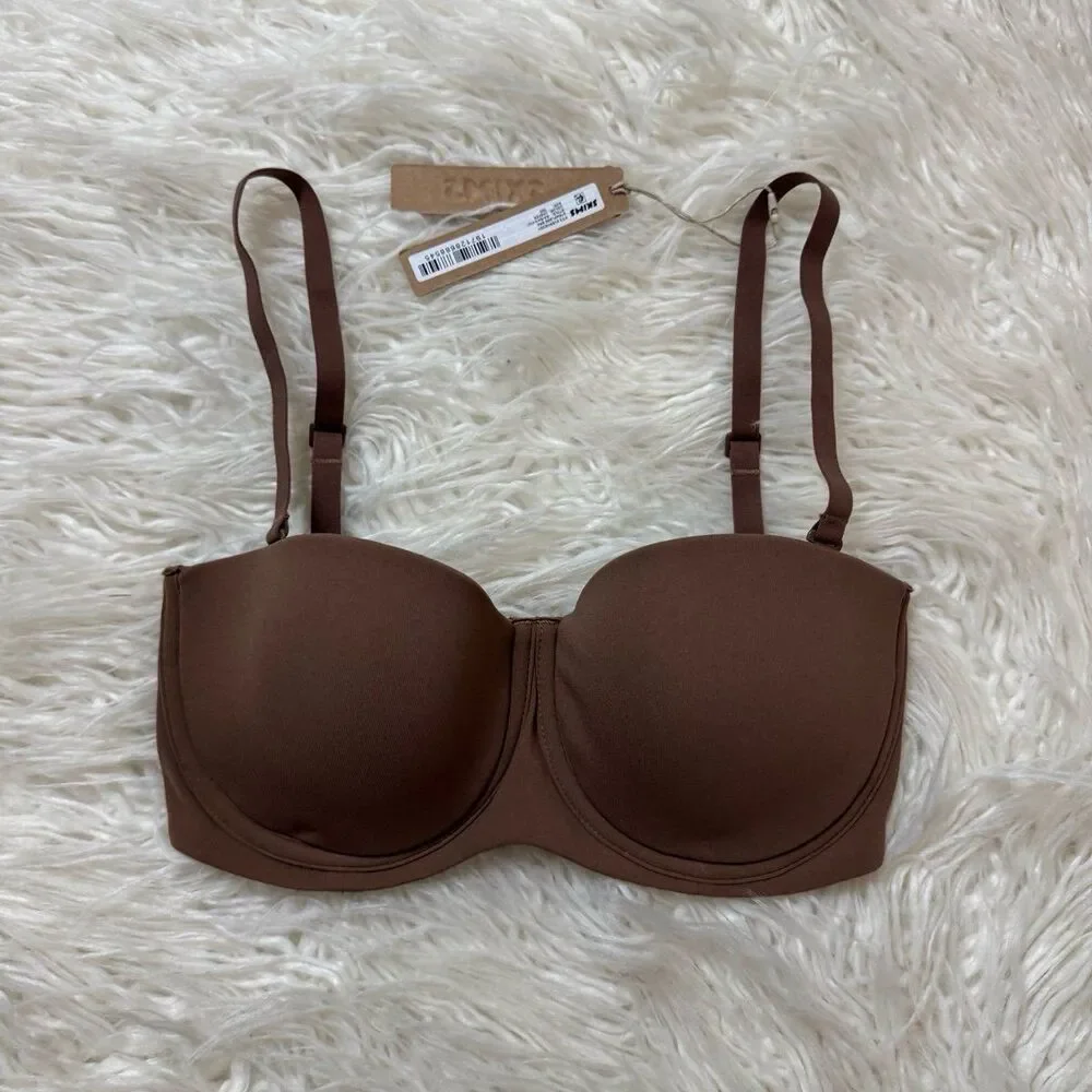 Skims Fits Everybody Strapless Bra Jasper Size 30D - Picture 1 of 7